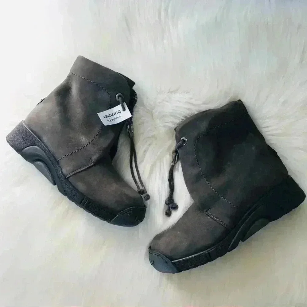 New Giugiaro Bumper Leather Italy Boots Shoes